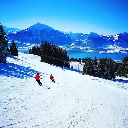 Horská chata Lake Thun Alps Scenic Views And Concierge By Swisshut Sigriswil