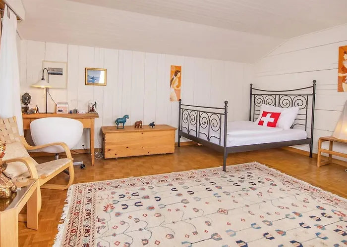 Domek alpejski Thun Alps Scenic Views And Concierge By Swisshut Sigriswil