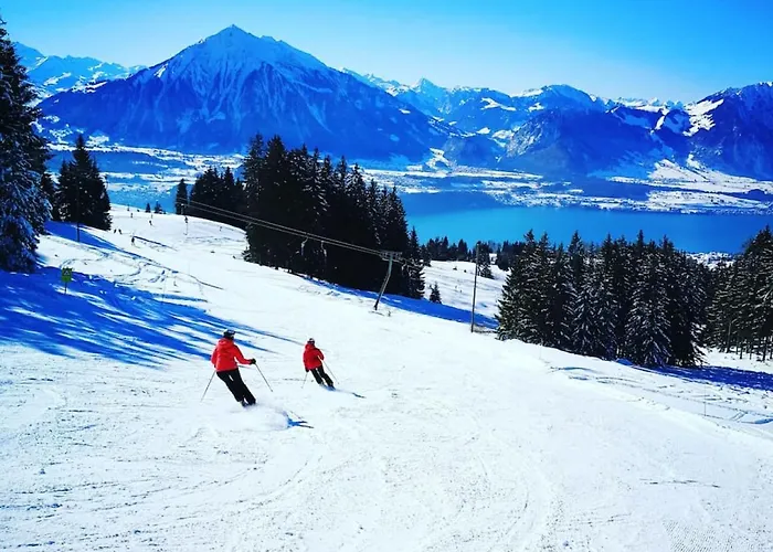 Alpesi faház Thun Alps Scenic Views And Concierge By Swisshut Sigriswil
